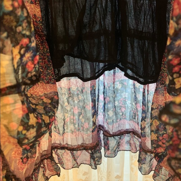 Patrons Of Peace Navy Blue Floral Maxi Dress - Picture 5 of 9